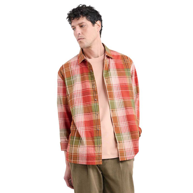 Seasalt Cornwall Penmere Shirt Tangerine Multi image number 0